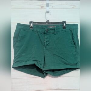 Euc Torrid Emerald Green 💚 Casual Button Fly Shorts. Size 20